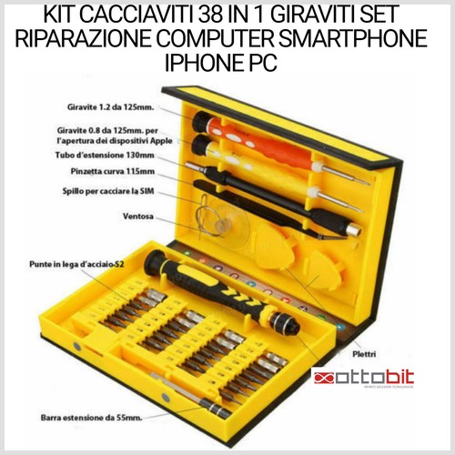 Kit cacciaviti 1 - 38,