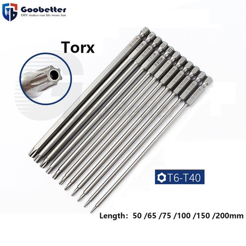 Set punte torx lunghe - torx, 1/4"