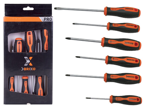 Brixo set giraviti 6pz work - set,